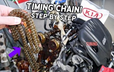 Замена цепи ГРМ Kia Sportage 2.0 и дизель: пошаговая инструкция и стоимость