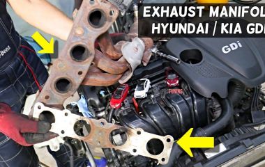 Как снять выпускной коллектор Киa Рио 3: Пошаговая инструкция по снятию коллектора
