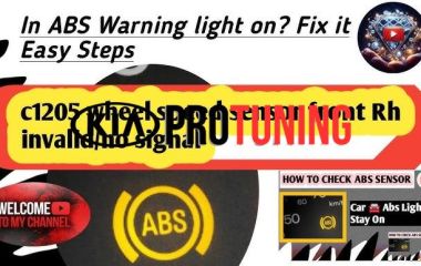 C1205 Kia: Код ошибки и расшифровка проблем с датчиком скорости колеса переднего правого