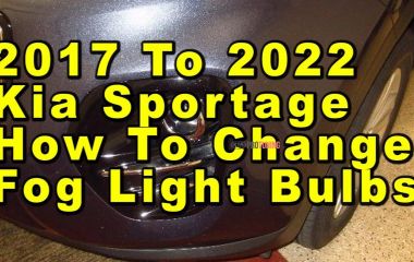Замена ламп ПТФ на Kia Sportage 3: пошаговое руководство по замене противотуманных фар