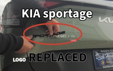 Замена шильдика и эмблемы Kia Sportage 3: Как правильно снять и установить новые элементы