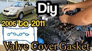 Замена клапанной крышки и прокладки Kia Rio: подробная инструкция для Kia Rio 3