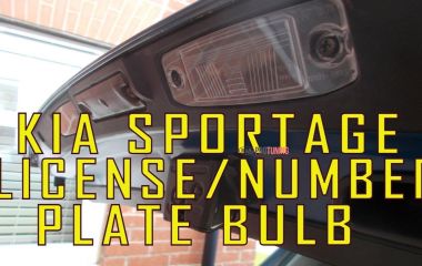 Замена ламп подсветки номера для Kia Sportage 3, 4 и 5: пошаговая инструкция