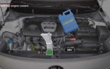 Замена жидкостей в Киа Рио: Как заменить охлаждающую жидкость и тосол на Киа Рио 3