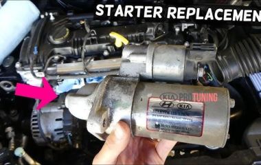 Замена стартера Киа Спортейдж 1 и 2: Как снять стартер и провести замену правильно