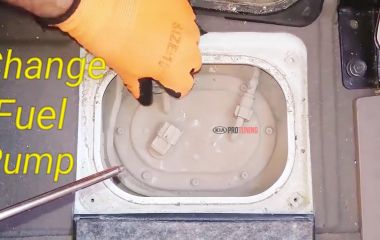 Киа Спортейдж 4: Замена топливного насоса и снятие бензонасоса