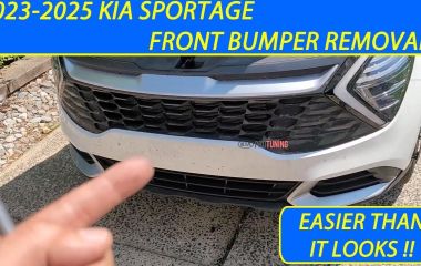 Замена и снятие бампера на Kia Sportage: Пошаговая инструкция по демонтажу переднего бампера