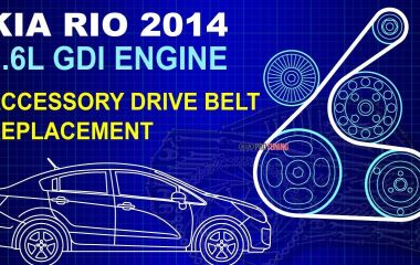 Замена ремня кондиционера на Kia Rio 2 и 4: пошаговая инструкция для моделей 1.4 и JB