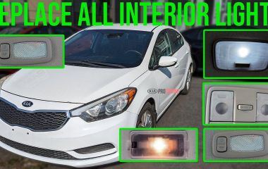 Как правильно снять освещение и плафон салона Kia Rio: пошаговая инструкция