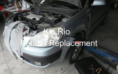 Замена брызговиков Kia Rio 3: Как снять передний брызговик и установить новые