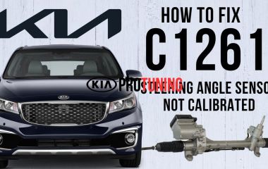 C1261 Kia: Ошибка датчика угла поворота колес - Не калиброван – расшифровка и решение проблемы