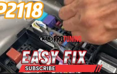 P2118 Kia: Коды ошибок, расшифровка и причины проблем с электродвигателем управления дроссельной заслонкой