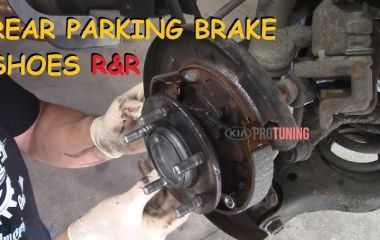 Замена барабанных колодок Kia Rio 4: пошаговая инструкция и советы по замене задних тормозных колодок