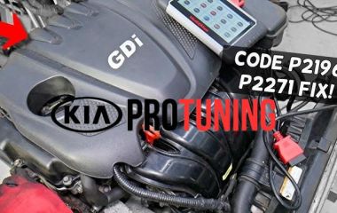 P2196 Kia: Код ошибки и расшифровка сигнала датчика O2 в богатом состоянии (датчик 1 ряд 1)