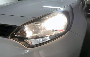 Ближний свет Kia Rio 3: какая лампочка и какие особенности света