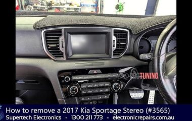 Как снять штатную магнитолу Kia Sportage 3: пошаговая инструкция