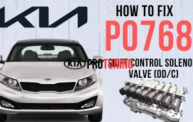 P0768 Kia: Код ошибки и расшифровка данных о столкновении