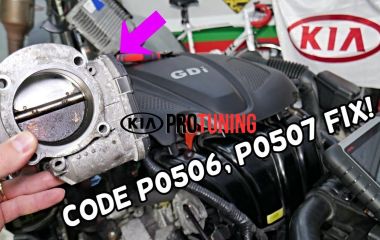 P0506 Kia: Код ошибки и расшифровка – Система управления воздухом на холостом ходу