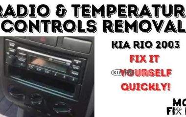Как снять штатную магнитолу Kia Rio: пошаговая инструкция и советы