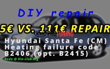 B2406 Kia: Код ошибки и расшифровка проблемы с воздушной смесью мотора