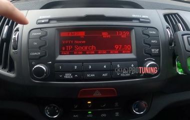 Замена автомагнитолы Kia Sportage 3: Установка и советы по замене штатного магнитофона