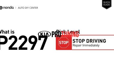 P2297 Kia: Код ошибки и расшифровка – Датчик O2 вне диапазона во время замедления (Банк 1 Датчик 1)