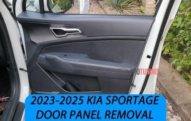 Снятие обшивки задней двери Kia Sportage 4: пошаговая инструкция