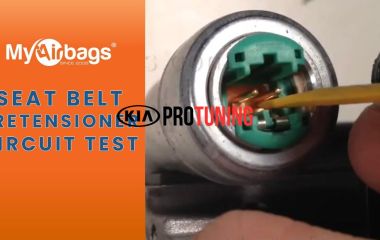 B1733 Kia: Код ошибки и расшифровка КЗ на АКБ в цепи анкерного преднатяжителя сиденья водителя